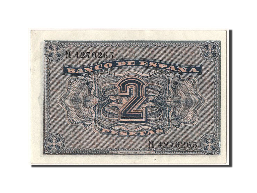 Banknot, Hiszpania, 2 Pesetas, 1938, UNC(65-70)
