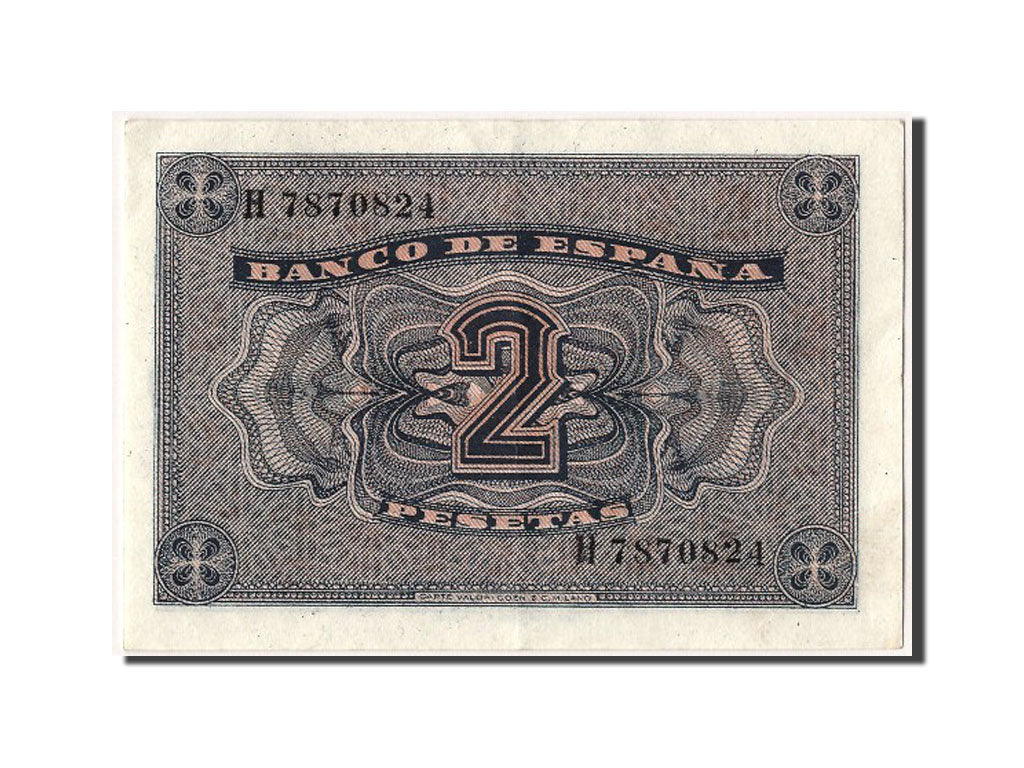 Banknot, Hiszpania, 2 Pesetas, 1938, UNC(63)