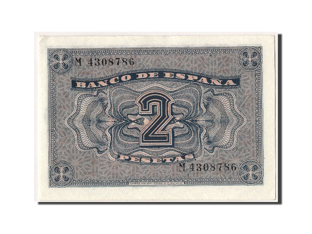 Banknot, Hiszpania, 2 Pesetas, 1938, UNC(65-70)