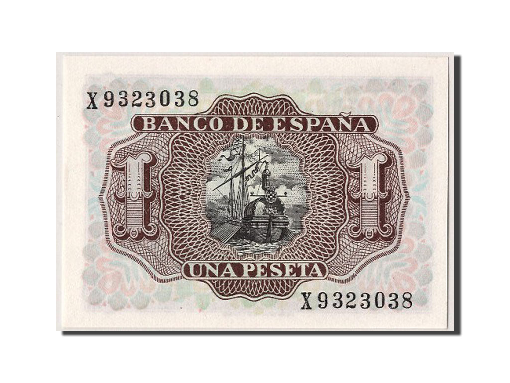 Billete, 1 Peseta, 1953, España, 1953-07-22, UNC