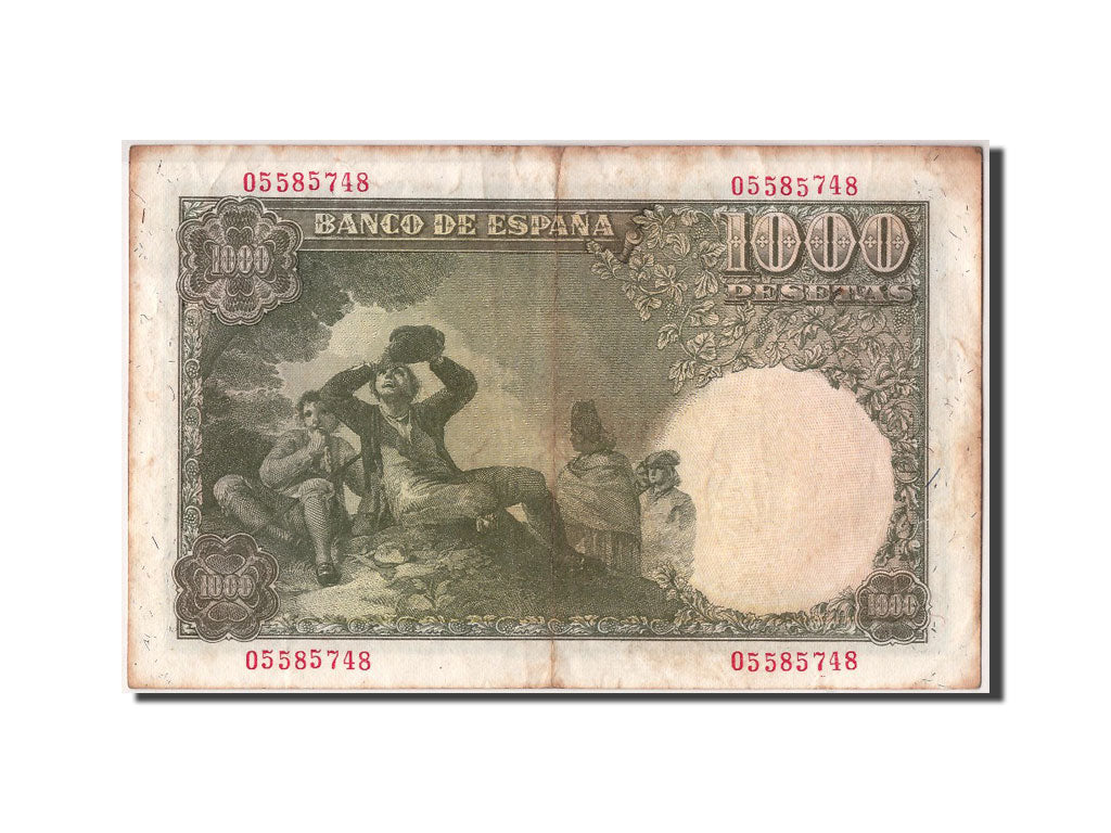 Spain, 1000 Pesetas, 1949, KM #138a, 1949-11-04, EF(40-45), 05585748