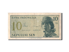 Banknote, Indonesia, 10 Rupiah, 1964, VF(20-25)
