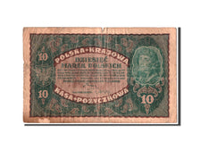 Poland, 10 Marek, 1919, KM #25, 1919-08-23, VF(20-25), AV 104333