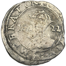 FRANCE, Carolus, 1622, Besançon, VF(20-25), Billon, Boudeau #1293, 1.39