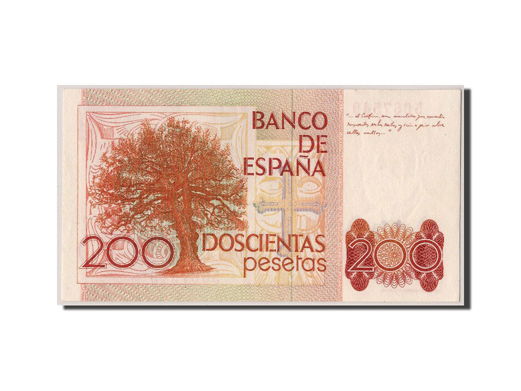 Billete, 200 Pesetas, 1980, España, 1980-09-16, UNC