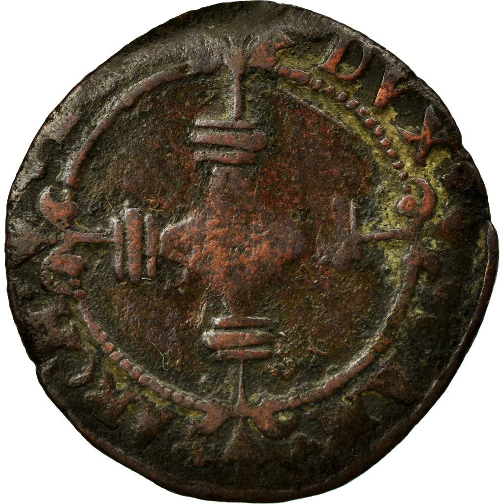 Coin, France, 2 Denarius, Cambrai, VF(20-25), Copper, Boudeau:2041