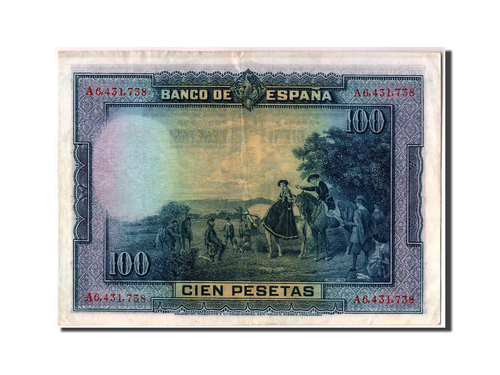 Billete, 100 Pesetas, 1928, España, 1928-08-15, EBC+