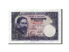 Banknote, Spain, 25 Pesetas, 1954, 1954-07-22, UNC(65-70)