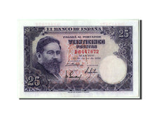 Banknote, Spain, 25 Pesetas, 1954, 1954-07-22, UNC(65-70)
