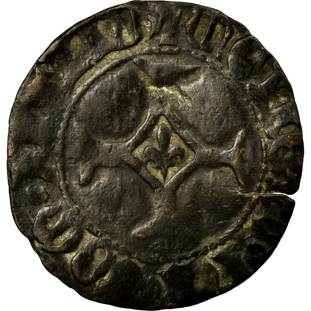 Coin, France, Double Mite, VF(20-25), Billon, Boudeau:2265