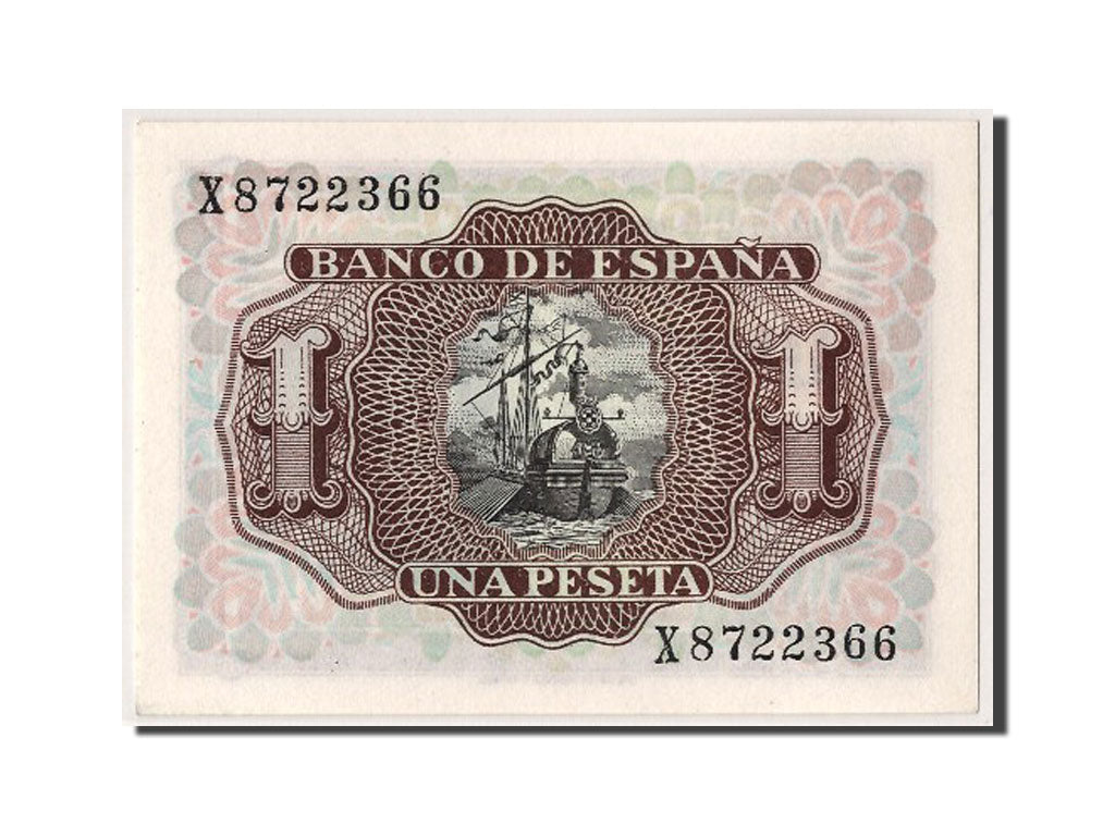 Geldschein, Spanien, 1 Peseta, 1953, 1953-07-22, UNZ