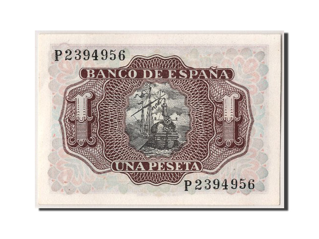 Banknote, Spain, 1 Peseta, 1953, 1953-07-22, UNC(65-70)