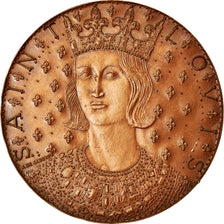 France, Medal, 7ème Centenaire de la Mort de Saint-Louis, History, 1970, De