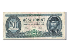 Hungary, 20 Forint, 1969, KM #169e, 1969-06-30, VF(30-35), C034 219765
