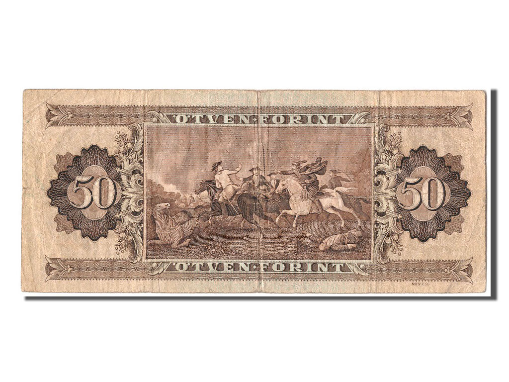Hungary, 50 Forint, 1969, KM #170b, 1969-06-30, VF(20-25), D218 080748