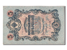 Russia, 5 Rubles, 1909, KM #10b, AU(50-53), YA-178