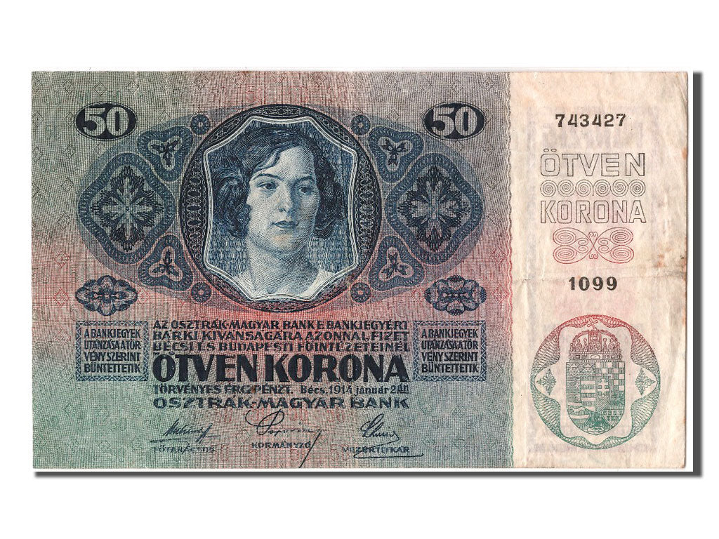 Austria, 50 Kronen, 1919, KM #54a, EF(40-45), 743427 1099