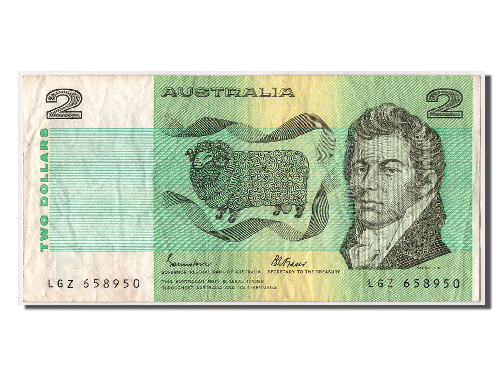 Australia, 2 Dollars, EF(40-45)