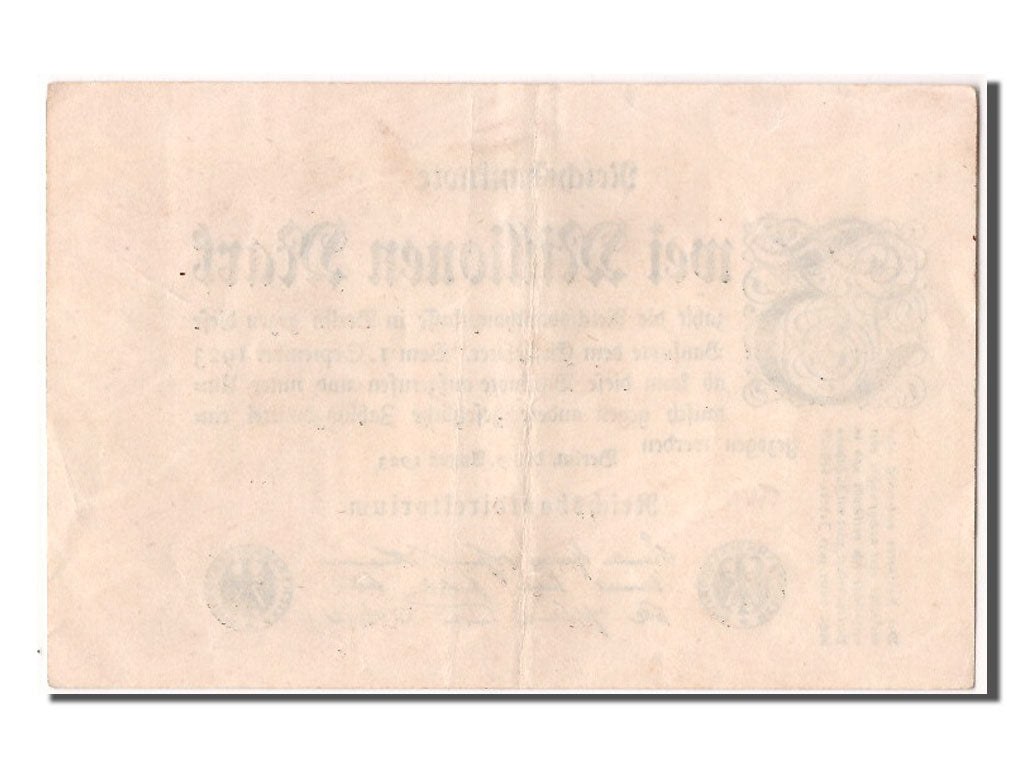 Banknote, Germany, 2 Millionen Mark, 1923, 1923-09-08, AU(55-58)
