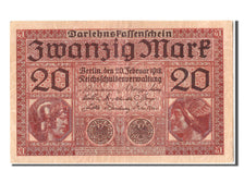 Banknote, Germany, 20 Mark, 1918, 1918-02-20, AU(50-53)