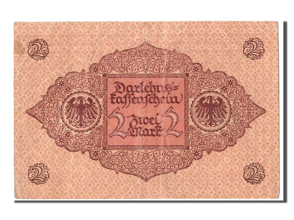 Banknot, Niemcy, 2 Mark, 1920, 1920-03-01, EF(40-45)