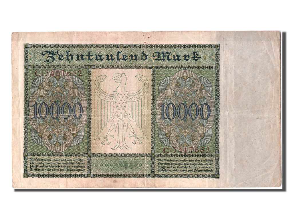 Banknote, Germany, 10,000 Mark, 1922, 1922-01-19, VF(30-35)