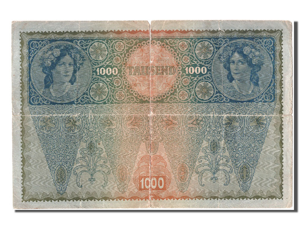 Austria, 1000 Kronen, KM #60, VG(8-10), 82890 2918