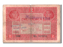 Austria, 2 Kronen, 1917, KM #21, 1917-03-01, VG(8-10), 1446 849881