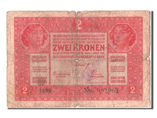 Banknote, Austria, 2 Kronen, 1917, 1917-03-01, VG(8-10)