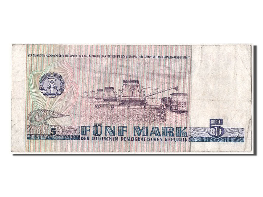 Germany - Democratic Republic, 5 Mark, 1975, KM #27a, EF(40-45), FA 055695