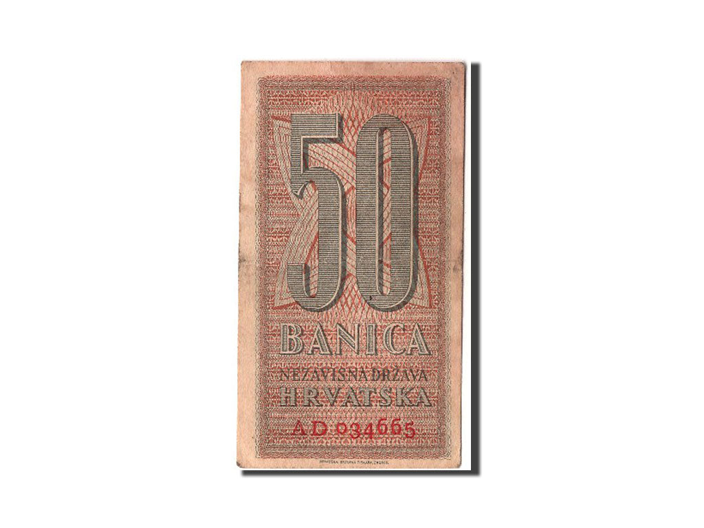 Croazia, 50 Banica, 1942, 1942-09-25, BB