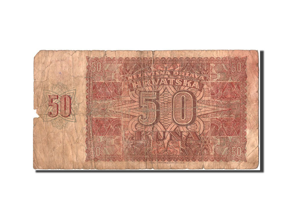 Croatia, 50 Kuna, 1941, KM #1a, 1941-05-26, VG(8-10), G0479706