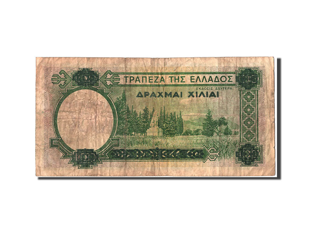 Grèce, 1000 Drachmai / 100 Drachmai type 1939