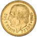 Mexico, 2 1/2 Pesos, 1945, Mexico, KM #20, AU(55-58), Gold, 2.11