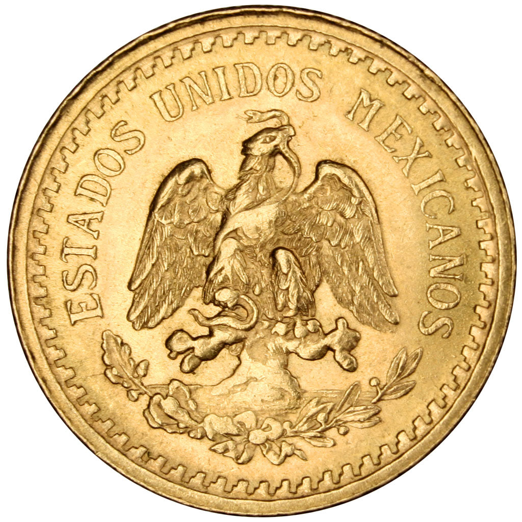 Mexico, 2 1/2 Pesos, 1945, Mexico, KM #20, AU(55-58), Gold, 2.11