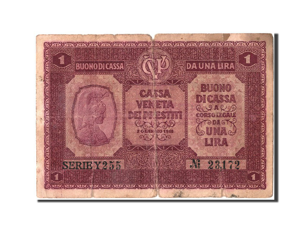 Italie, 1 Lire type Buono Di Cassa