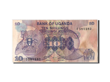 Banknote, Uganda, 10 Shillings, 1982, EF(40-45)