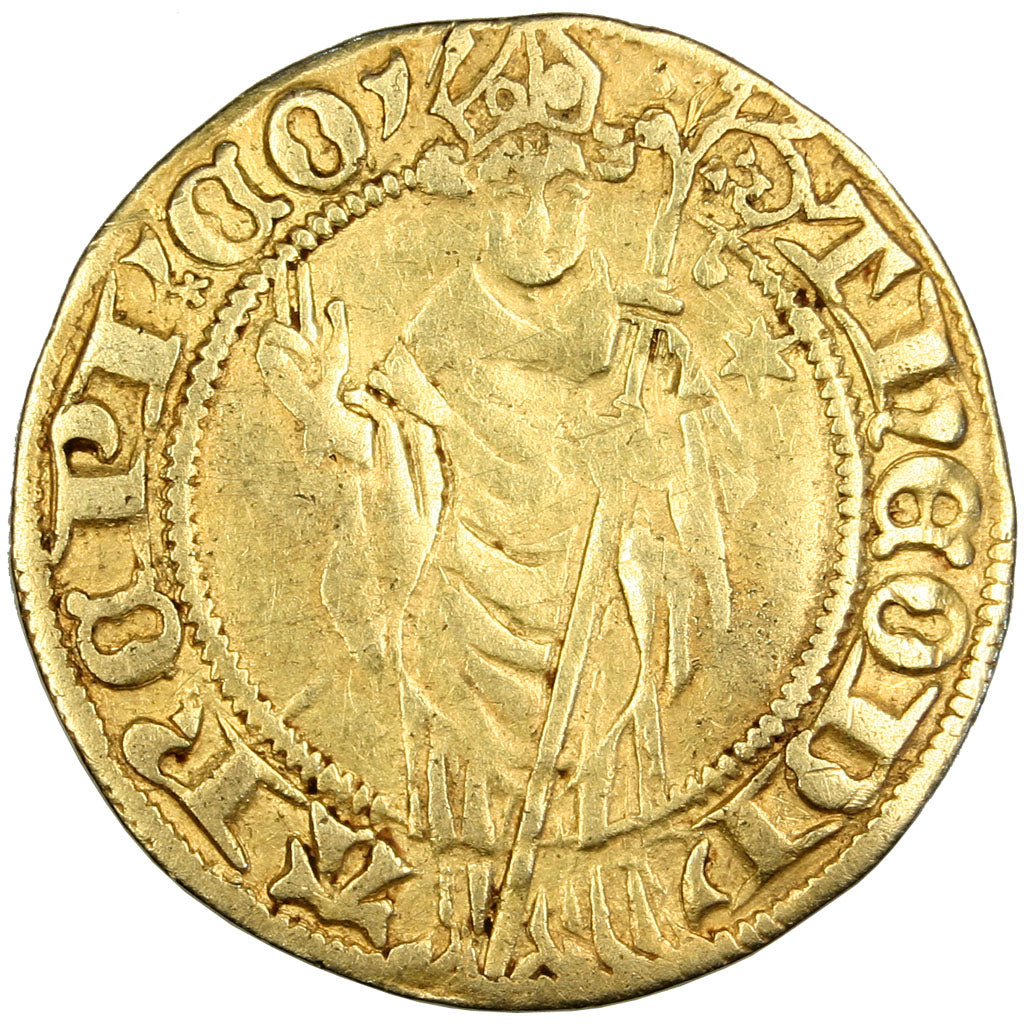 Germany, Florin, Bonn, VF(30-35), Gold, 3.40