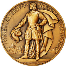 France, Medal, Compagnie Générale Transatlantique, Champlain, Shipping, 1932