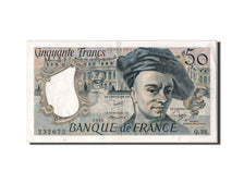 Banknote, France, 50 Francs, 50 F 1976-1992 ''Quentin de La Tour'', 1984