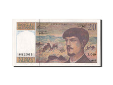 France, 20 Francs, 20 F 1980-1997 ''Debussy'', 1993, KM #151f, UNC(63), E.040,..
