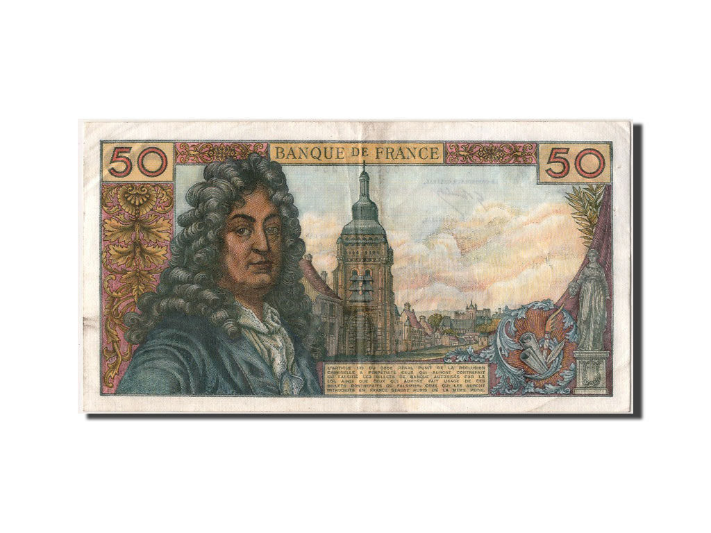 France, 50 Francs, 50 F 1962-1976 ''Racine'', 1974, KM #148d, 1974-02-07,...