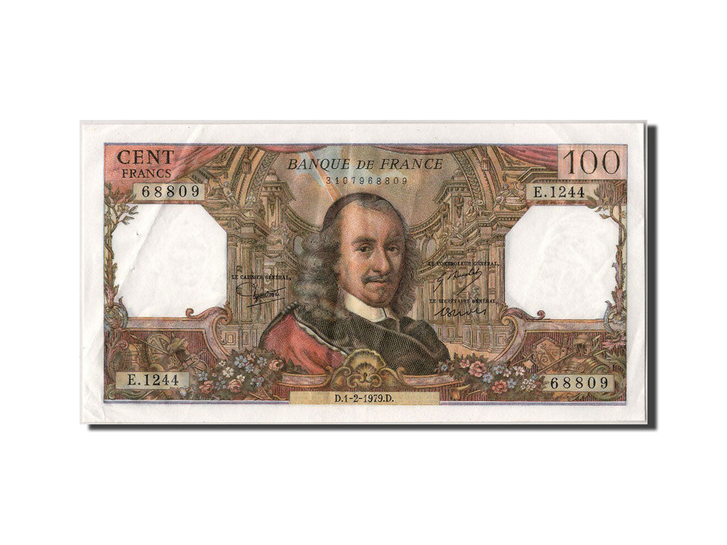 France, 100 Francs, 100 F 1964-1979 ''Corneille'', 1979, KM #149f, 1979-02-01,..