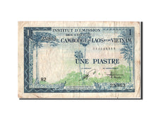 French Indo-China, 1 Piastre = 1 Dong, KM #105, VF(30-35), H2 25963