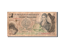 Colombia, 20 Pesos Oro, 1981, KM #409d, 1981-01-01, VF(20-25), 12992577