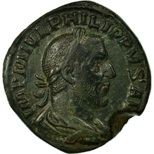 Philippe I l'Arabe, Sesterce, 244-249, Rome, Bronze, TTB, RIC:168