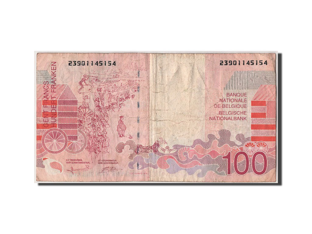 Belgium, 100 Francs, KM #147, EF(40-45), 23901145154