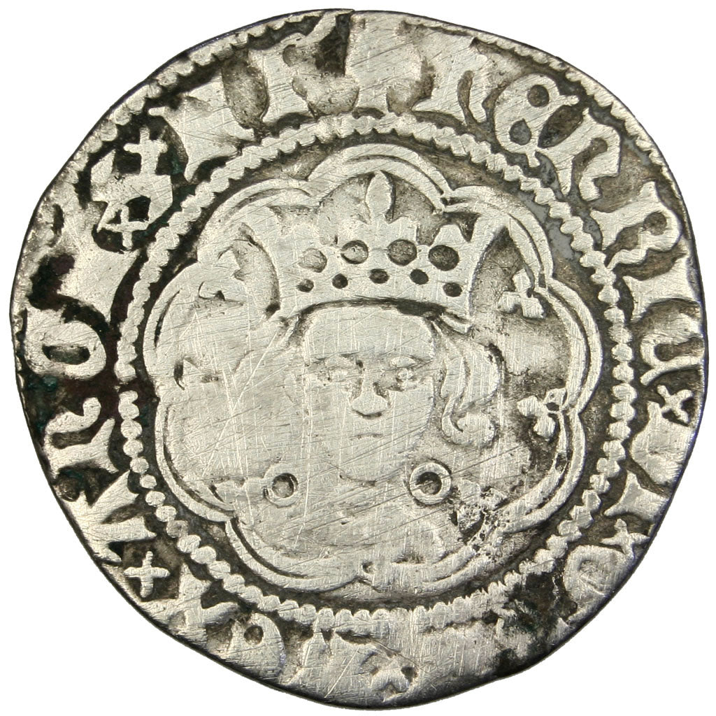FRANCE, Half Groat, Calais, VF(20-25), Silver, Boudeau #1944, 1.64