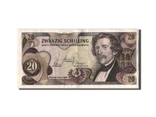 Banknote, Austria, 20 Schilling, 1967, 1967-07-02, AU(55-58)