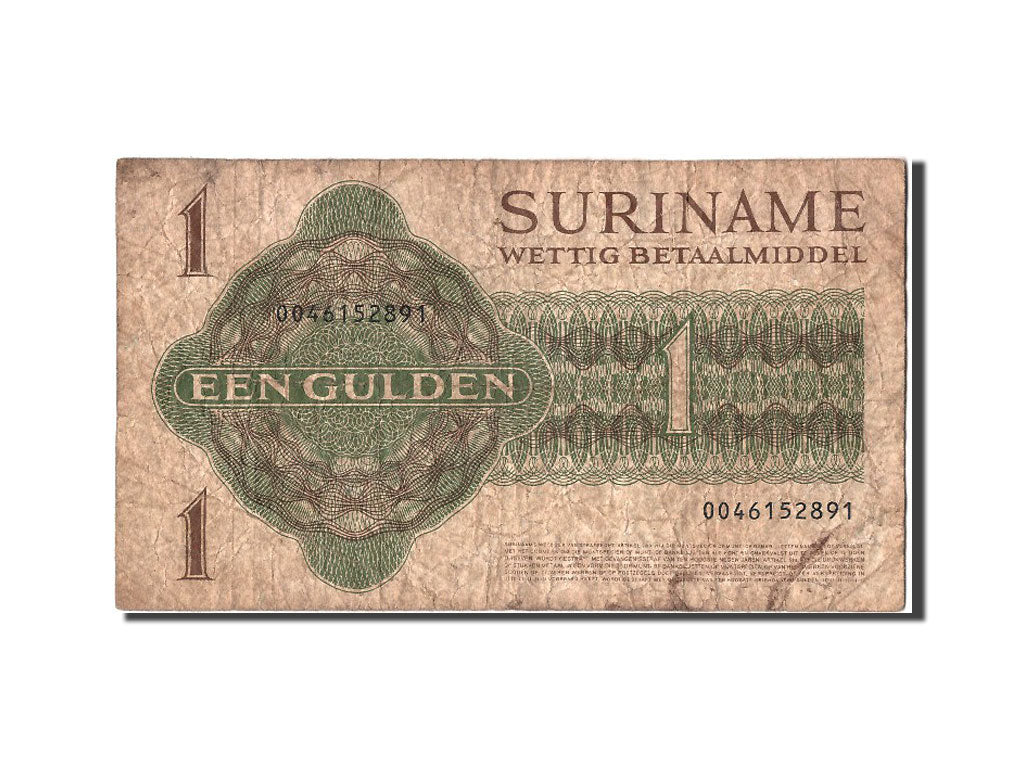 Banknote, Suriname, 1 Gulden, 1984, 1984-12-01, VF(20-25)